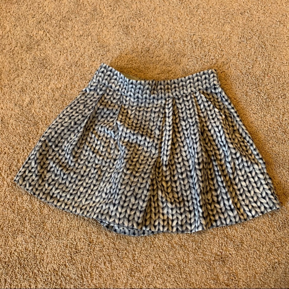 Banana republic knit printed skort